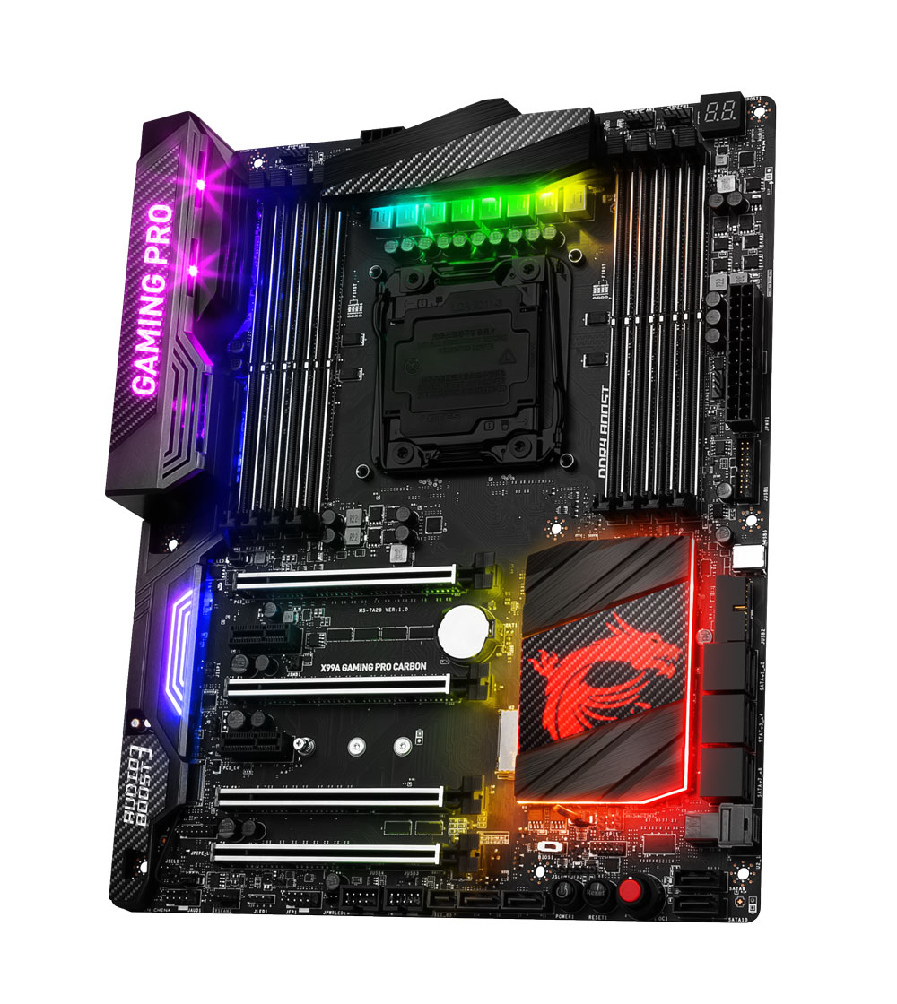 MSI X99A GAMING PRO CARBON Intel Motherboard