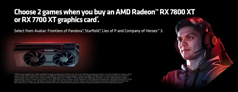 Choose 2 Games with AMD Radeon Graphics