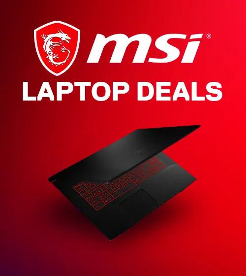 MSI Laptops On Special
