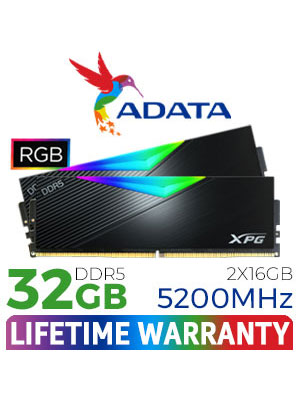 Build a PC for RAM ADATA DDR5 32GB (2x16GB) 7200MHz XPG Lancer RGB