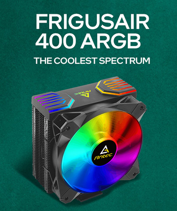 Un Nouveau Ventirad RGB Avec Le Antec FrigusAir 400 ARGB