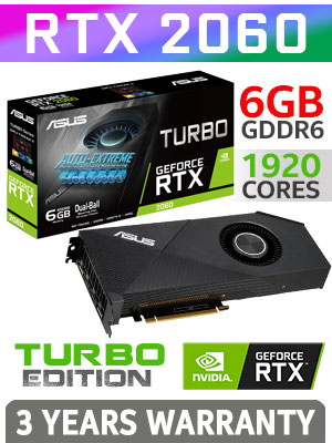 ASUS GeForce RTX 2060 Turbo 6GB - Best 