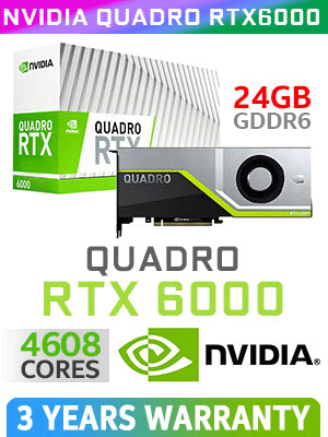 NVIDIA Quadro RTX 6000 24GB GDDR6 