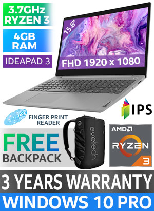Lenovo IdeaPad 3 15ARE05 AMD Ryzen 3 Laptop