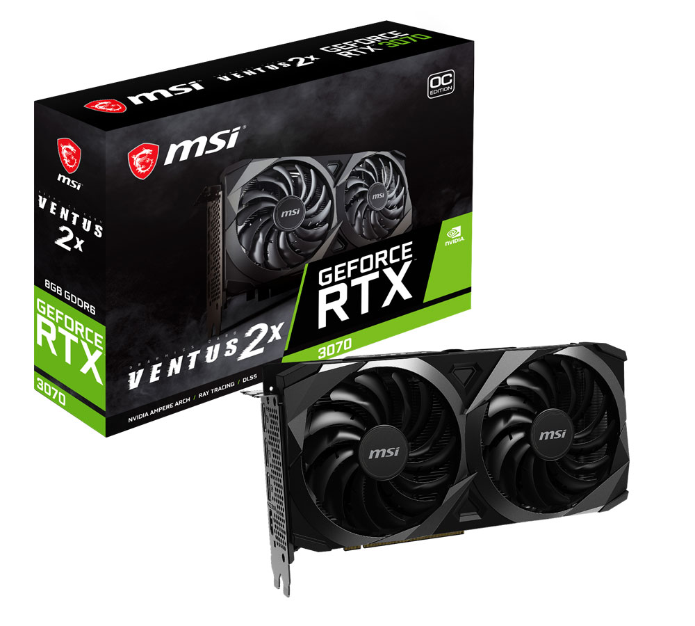 MSI GeForce RTX 3070 VENTUS 2X 8GB OC Best Deal South Africa