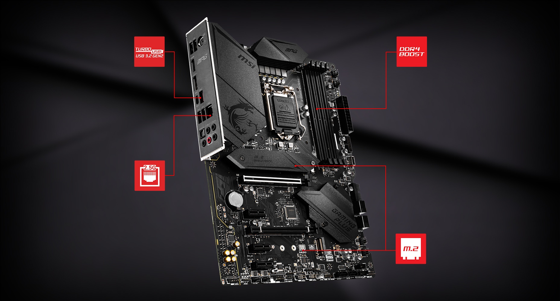 MSI MPG Z490 GAMING PLUS Intel Motherboard - Best Deal - South Africa