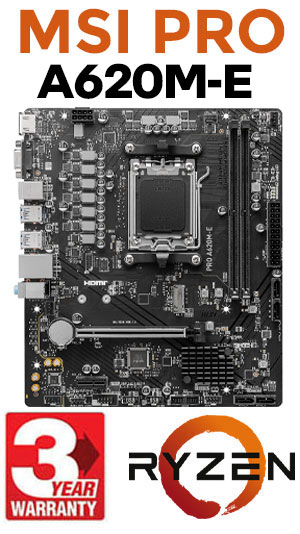 AMD RYZEN 5 7500F PRO A620M-E 16GB DDR5 5600MHz Upgrade Kit