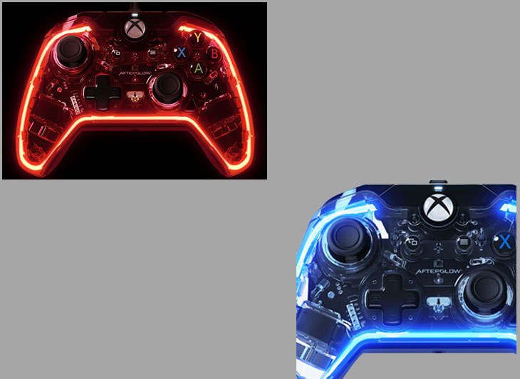 pdp afterglow prismatic xbox one controller stores