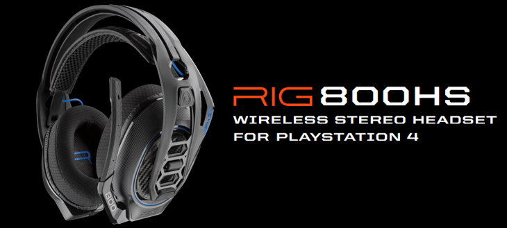 plantronics rig 800hs wireless headset for playstation 4