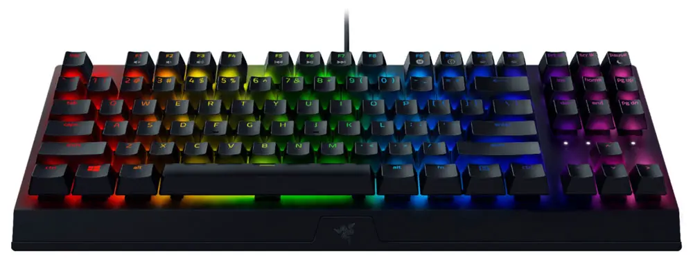 Razer BlackWidow V3 TKL Mechanical Gaming Keyboard: Clicky Green Switches