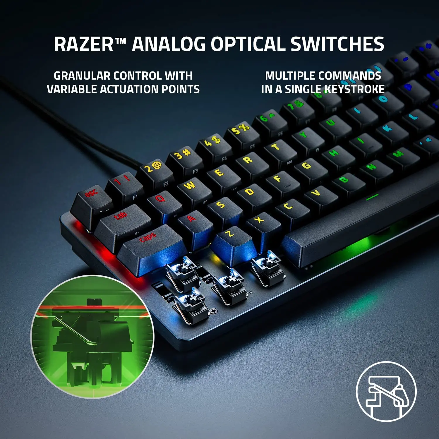 Razer Huntsman Mini Keyboard Analog Switches Black