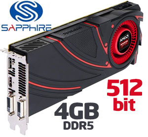 SAPPHIRE AMD Radeon R9 290X 4GB 512bit 