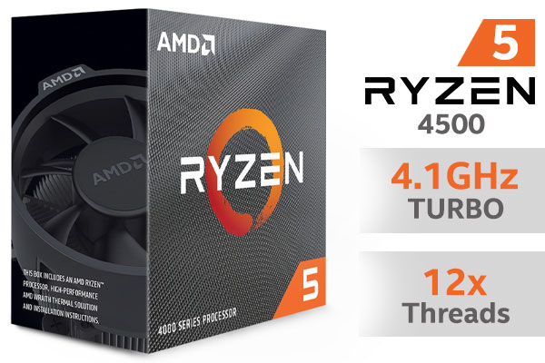 REVIEW  AMD Ryzen 5 4500 - um hexa-core baratinho bom para jogar e  trabalhar