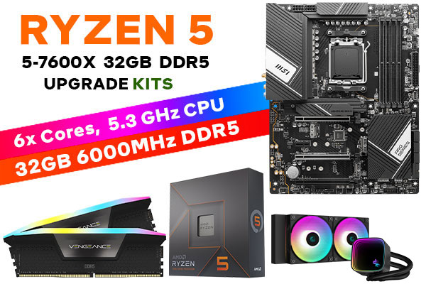 AMD Ryzen 5 7600X RGB DDR5 PRO Gaming X PC / Ordinateur- RTX 4060