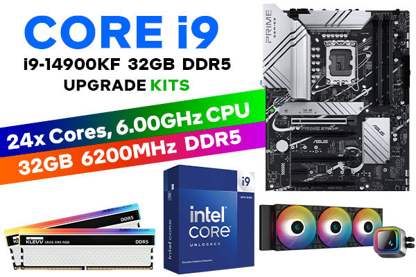 Intel Core i9 14900KF - Asus Z790 - RAM 64 Go DDR5 - Kit upgrade