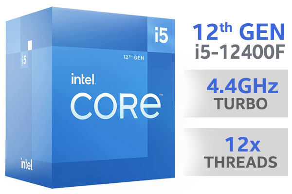 intel  core i5 12400F(GPU非搭載)
