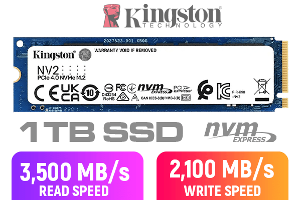 1TB SSD M.2 NVME KINGSTON NV2 3500MB/S
