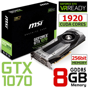 MSI GeForce GTX 1070 Founders Edition