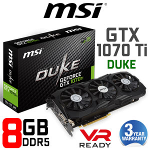 MSI GTX 1070 Ti Duke 8GB GPU - Best 