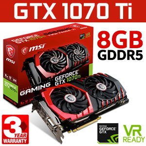 MSI GeForce GTX 1070 Ti GAMING - Best 