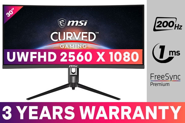 MSI Optix MAG301CR2 200Hz Gaming Monitor Best Deal South Africa