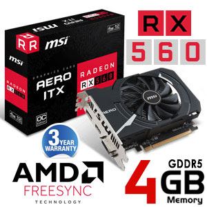 MSI Radeon RX 560 4GB OC - Best Deal In 