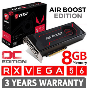 MSI Radeon RX VEGA 56 AIR BOOST 8GB OC 