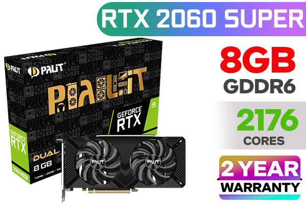 Palit GeForce RTX 2060 Super Dual 8GB