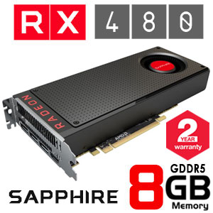 Sapphire Radeon RX 480 8GB GDDR5 
