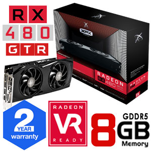 XFX Radeon RX 480 GTR VR Ready Graphics 