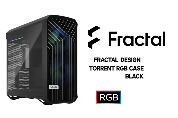 Fractal Design Torrent RGB Black E ATX Tempered Glass High-Airflow Case  843276102319