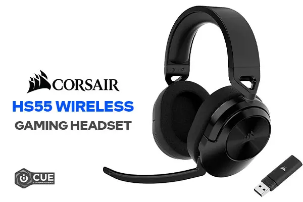 Corsair HS55 Wireless Gaming Headset - White 