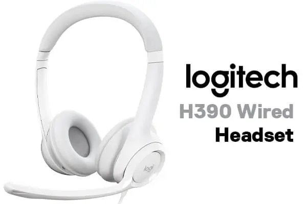 Logitech - H390 - USB-A Computer Headset with Noise Cancelling Microphone -  Whit