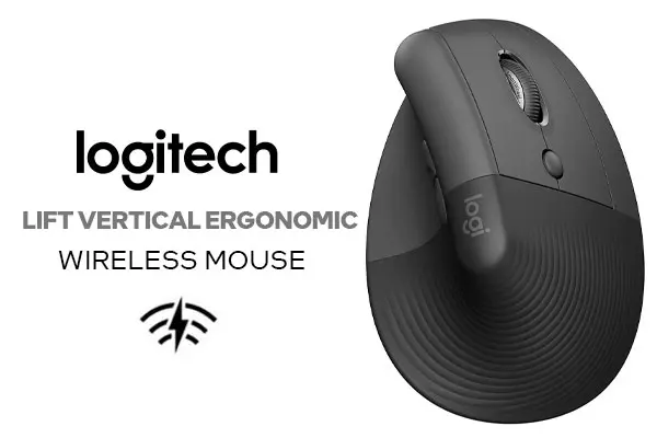 Buy Logitech Lift Vertical Wireless Gaming Mouse ( Rose )