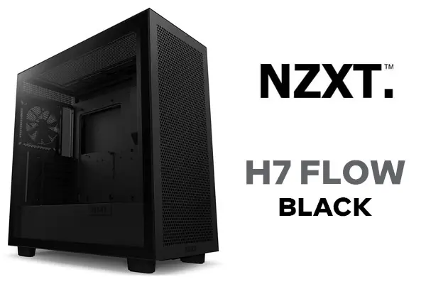  NZXT H7 Flow Mid-Tower ATX PC Gaming Case - High