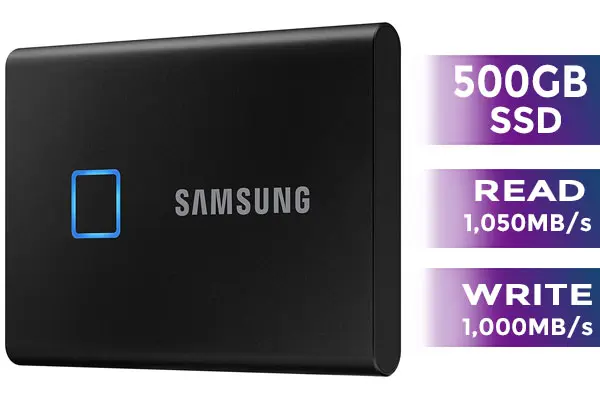 Samsung T7 Touch Portable SSD: Fast, Secure, and Portable 